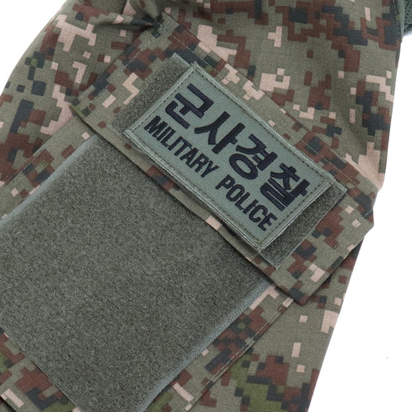 군사경찰 MILITARY POLICE 패치 국방색 군인 컴뱃셔츠 와펜