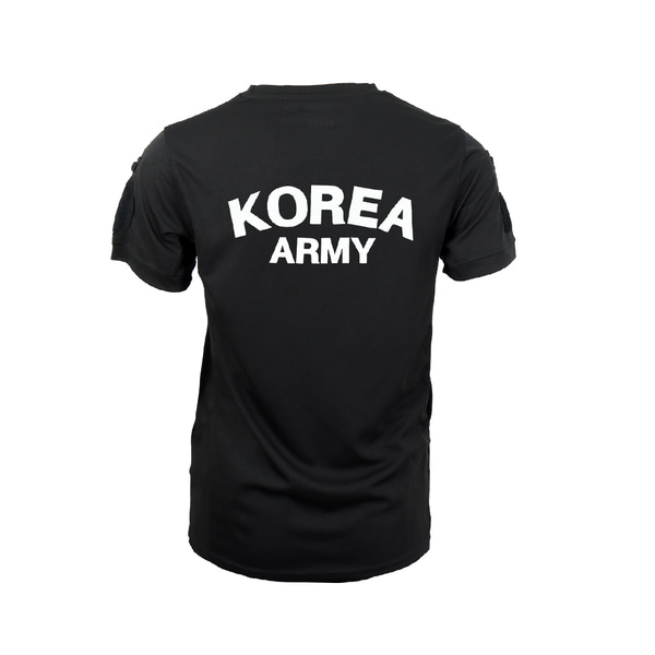 택티컬 로카티 반팔 검정 ROKA 군인 전술 티셔츠