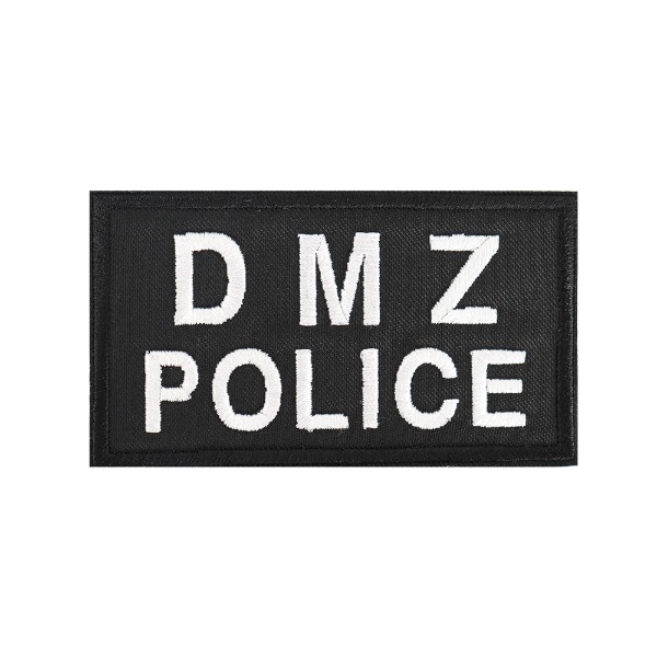 DMZ POLICE 패치 검정흰사 민정경찰 컴뱃셔츠 군인 와펜
