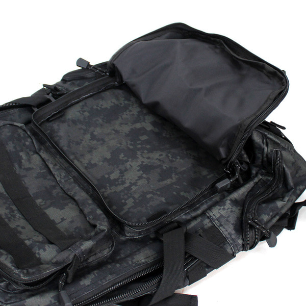 더블 백팩 45L 검정디지털 / 군용 군인가방