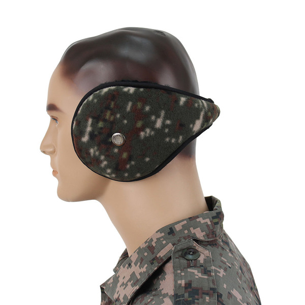 청음구 왕귀마개 귀도리 디지털 군인 군용 방한귀마개