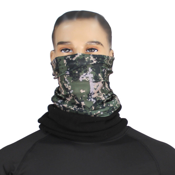 방한기모버프 해병디지털 / 군인 군용 마스크