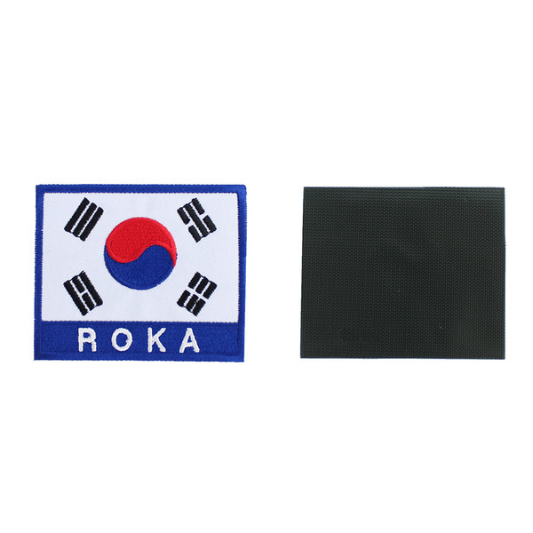 태극기약장 로카 ROKA 컬러 (벨크로) 군인 군용 패치