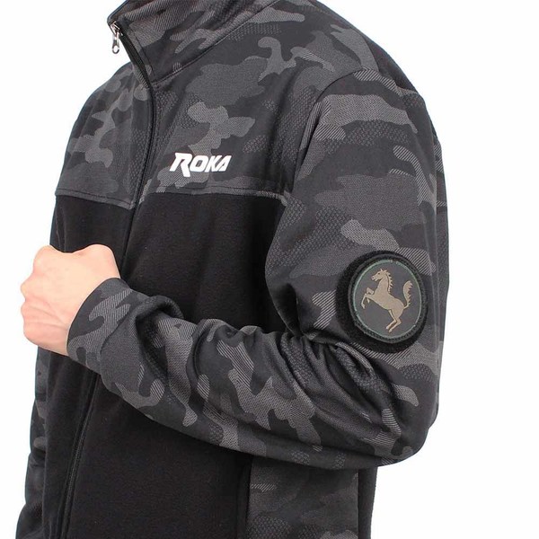 국산 멀티캠 ROKA 로카후리스 벨크로 부착 군인 군용 군대 재킷