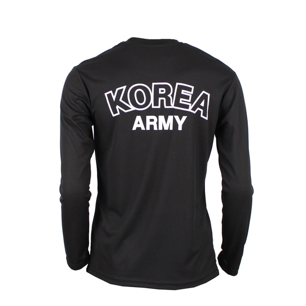 쿨론 백마 ROKA 로카긴팔티 검정 로카티 / 군인 군용 군대 티셔츠