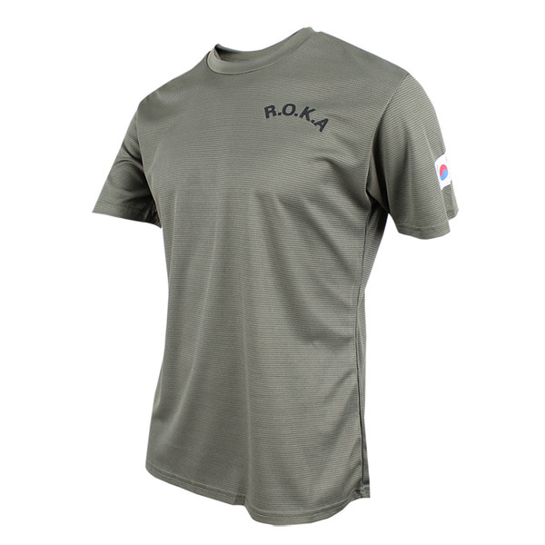 쿨론 스포츠웨어 ROKA 로카반팔티 카키 로카티 / 군인 군용 군대 티셔츠