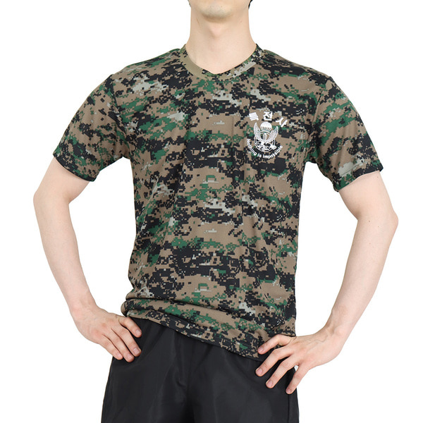 쿨론 특전사 로카반팔티 디지털 로카티 / 군인 군용 군대 티셔츠
