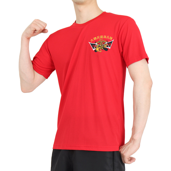 쿨론 해병대 반팔 빨강 기습특공 / 군인 군용 군대 티셔츠