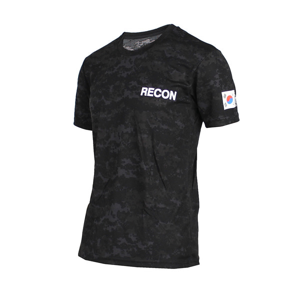쿨론 수색대대 RECON 로카반팔티 검정디지털 로카티 / 군인 군용 군대 티셔츠