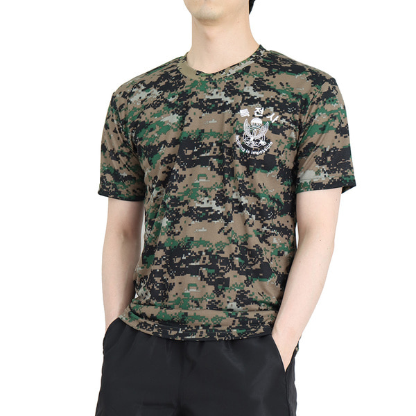 쿨론 특전사 로카반팔티 디지털 로카티 / 군인 군용 군대 티셔츠