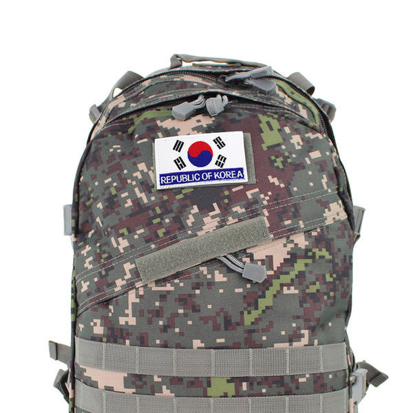 태극기약장 REPUBLIC OF KOREA 컬러 흰색 군인 패치