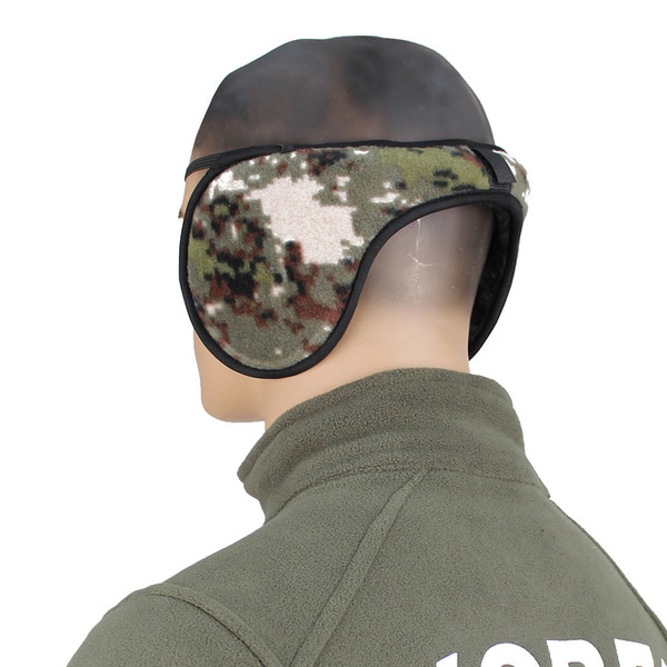 흘림방지 귀마개 디지털 군인 귀도리 방한귀마개