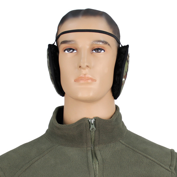 흘림방지 귀마개 디지털 군인 귀도리 방한귀마개