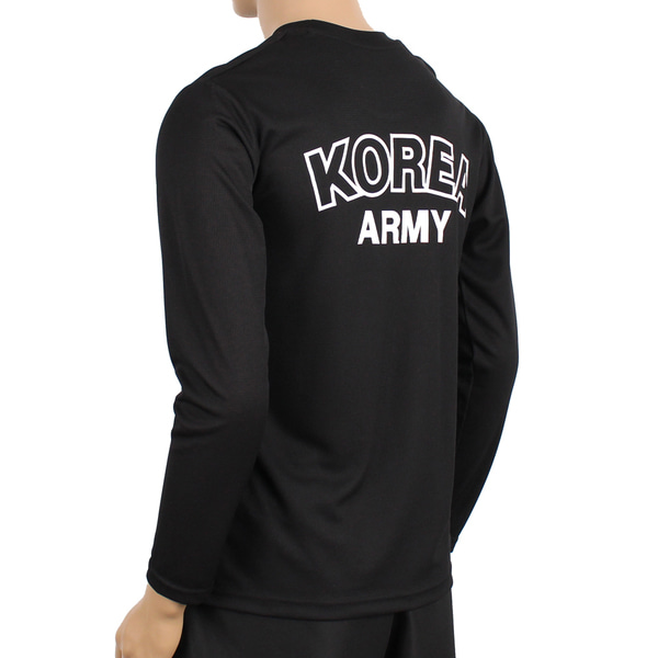 쿨론 백골 ROKA 로카긴팔티 검정 로카티 군인 군용 군대 티셔츠