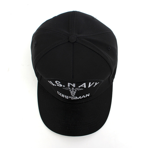 밀리터리 볼캡 U.S.NAVY  검정   군인 군용 모자