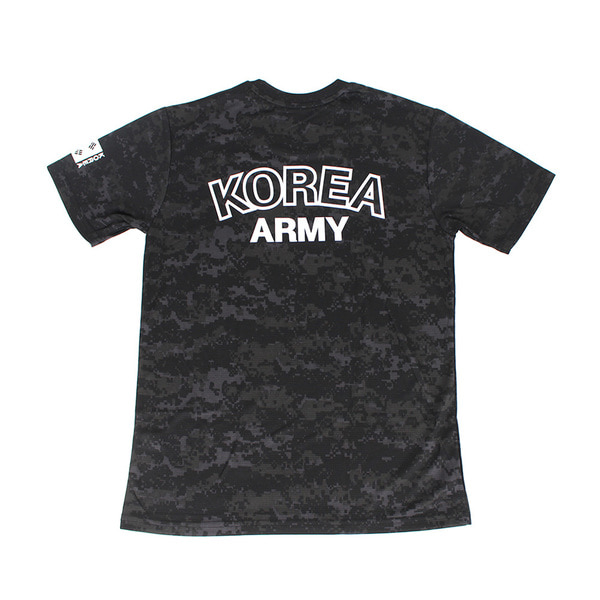 쿨론 맹호 ROKA 로카반팔티 검정디지털 로카티   군인 군용 군대 티셔츠