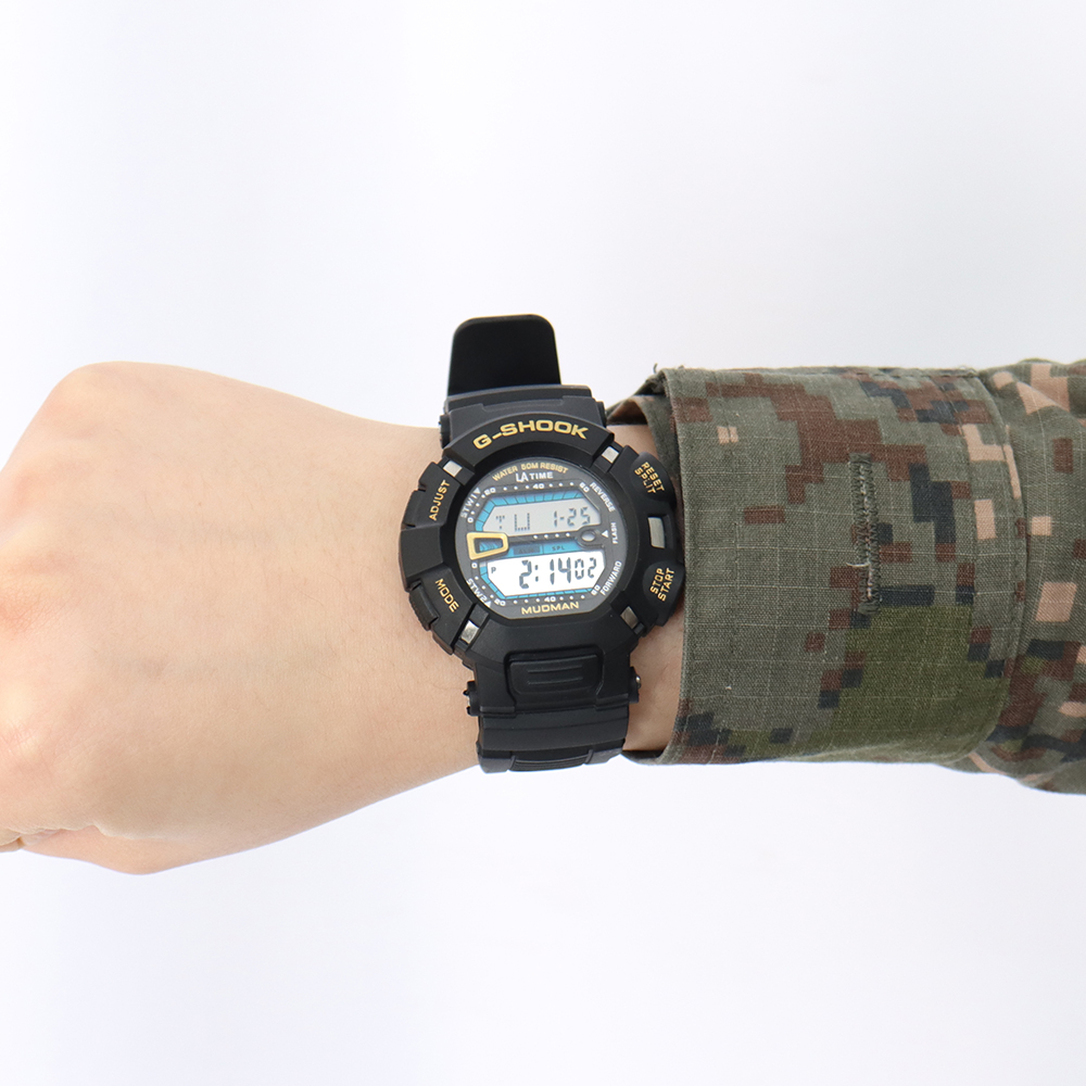 LATIME G-SHOOK 338 블루 군인시계 훈련소 입대 군대 전자손목시계