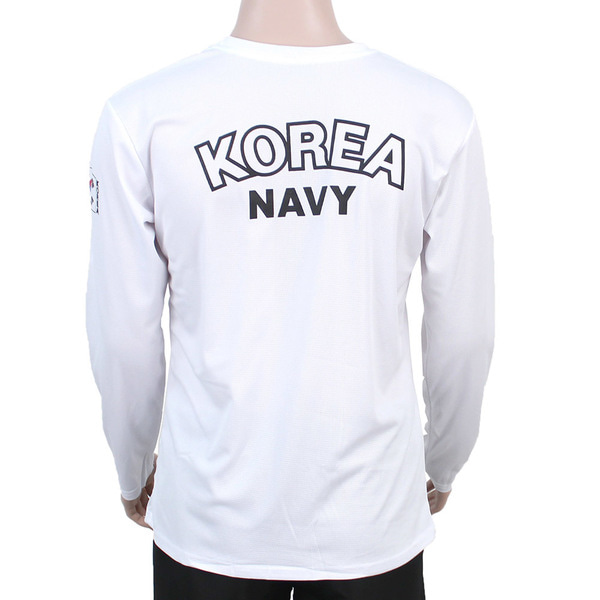쿨드라이 해군 ROKN 로카긴팔티 흰색 로카티 군인 군용 티셔츠