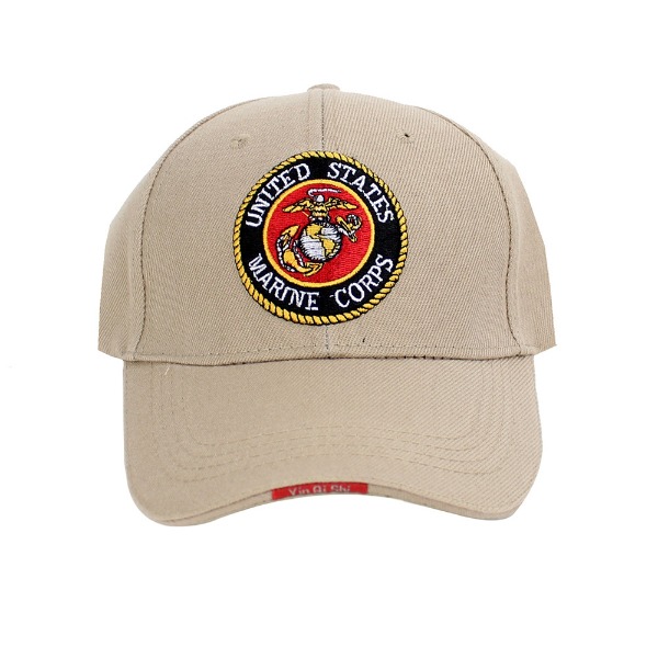 밀리터리 볼캡 미해병 베이지   군인 군용 모자
