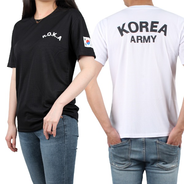 쿨드라이 ROKA 로카반팔티 로카티 군인 군용 군대 티셔츠