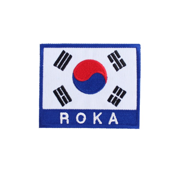 태극기약장 로카 ROKA 컬러 (벨크로) 군인 군용 패치